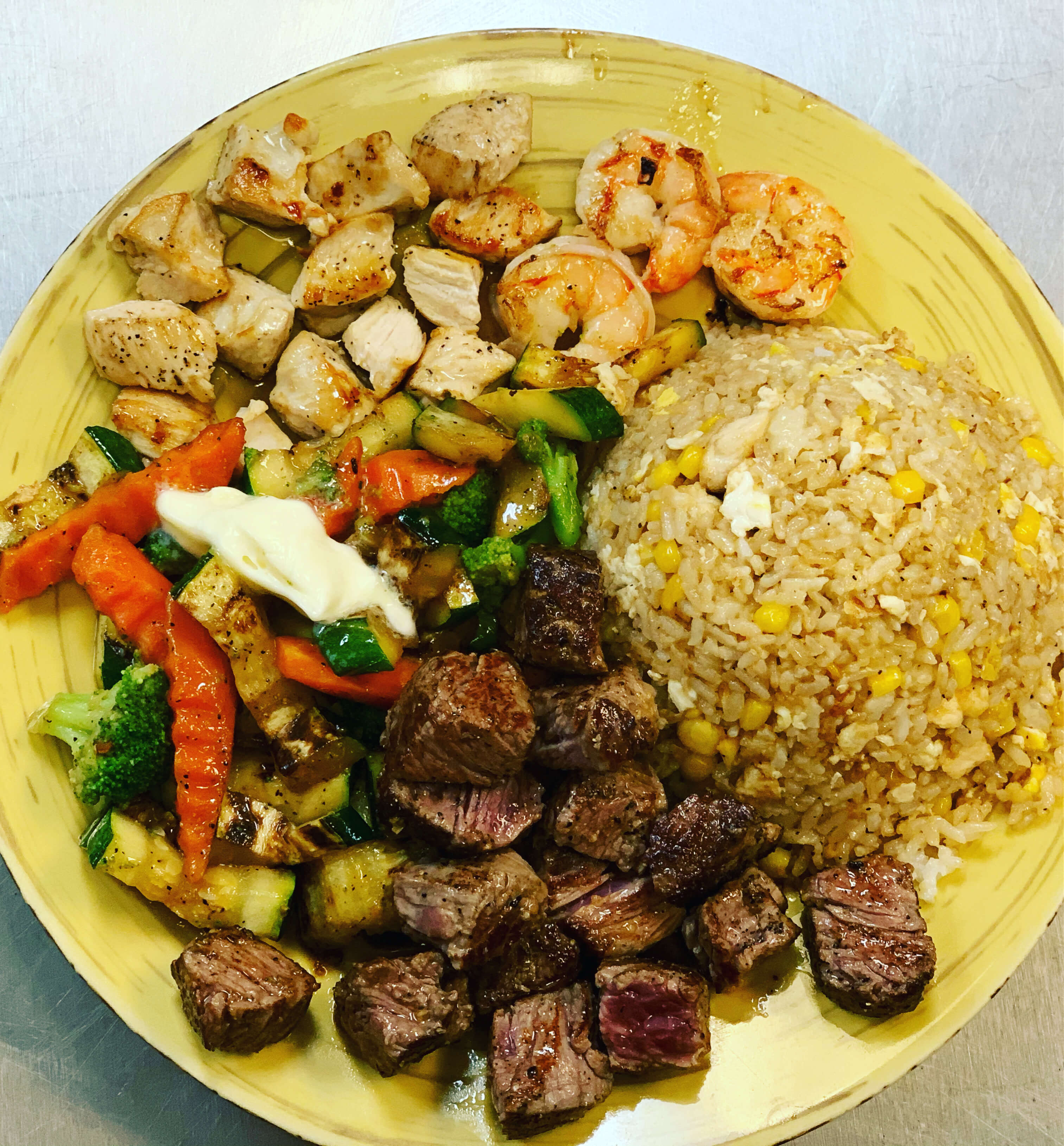 hibachi with rice in McKinney